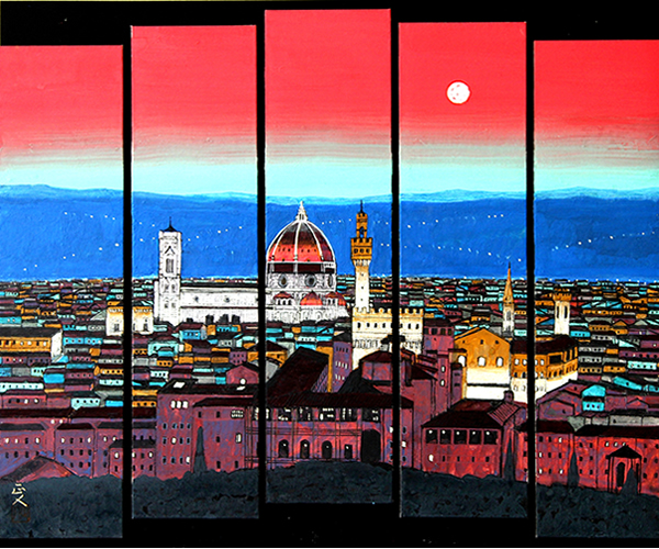 「神の棲む街フィレンツェ」　10号分割
